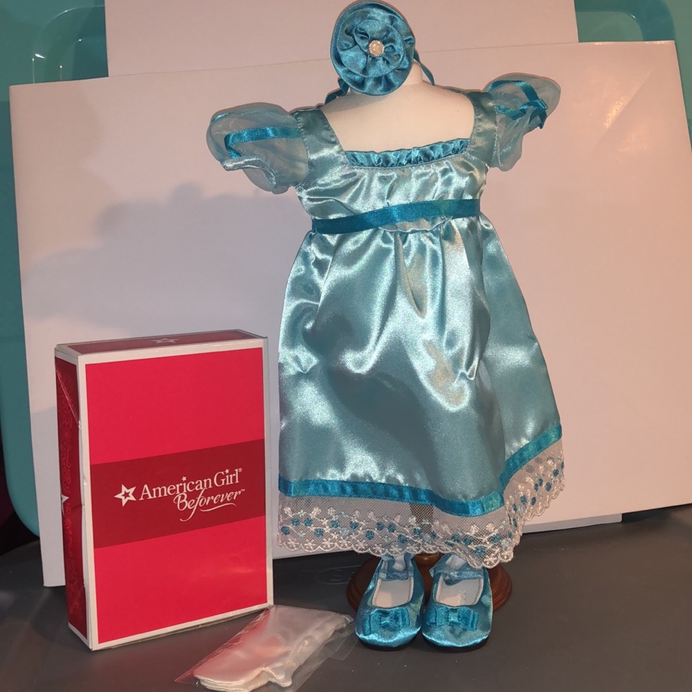 Retired AMERICAN GIRL Caroline’s Party Gown NEW - Picture 4 of 11